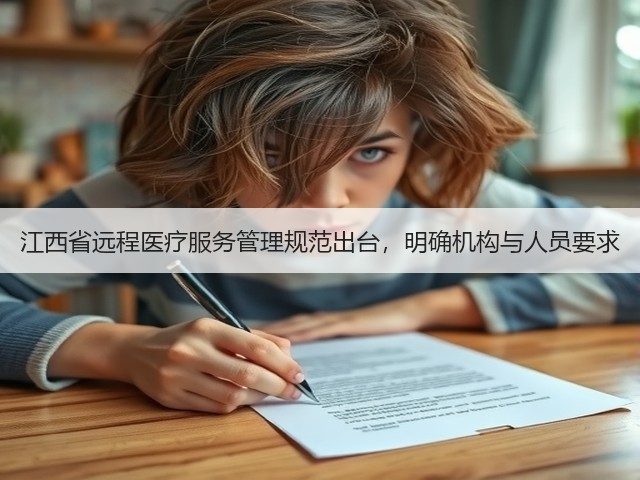 江西省远程医疗服务管理规范出台,明确机构与人员要求(图1) 江西省远程医疗服务管理规范出台,明确机构与人员要求(图1)