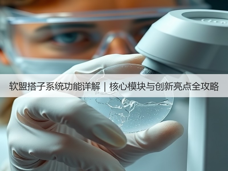 软盟搭子系统功能详解｜核心模块与创新亮点全攻略