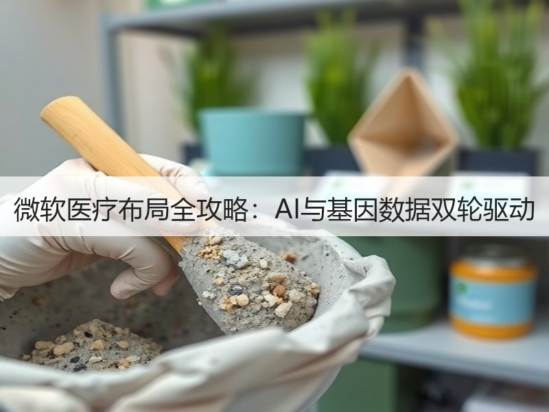 微软医疗布局全攻略：AI与基因数据双轮驱动