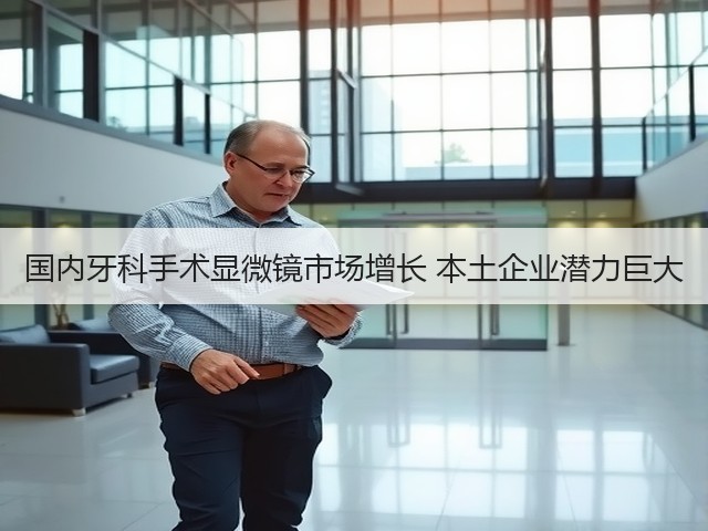 国内牙科手术显微镜市场增长 本土企业潜力巨大(图2) 国内牙科手术显微镜市场增长 本土企业潜力巨大(图2)