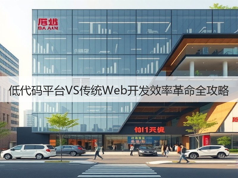 低代码平台VS传统Web开发效率革命全攻略