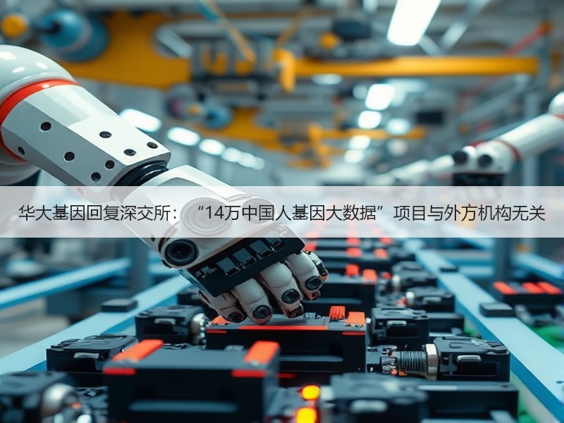 华大基因回复深交所：“14万中国人基因大数据”项目与外方机构