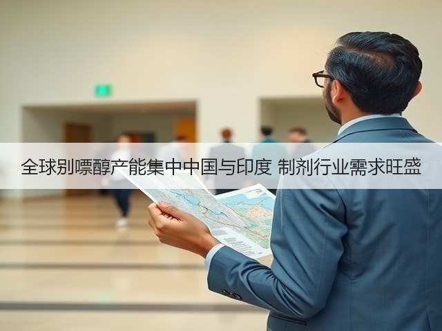 全球别嘌醇产能集中中国与印度 制剂行业需求旺盛(图1)