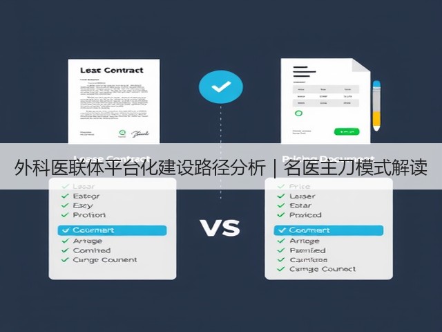 外科医联体平台化建设路径分析｜名医主刀模式解读(图2)