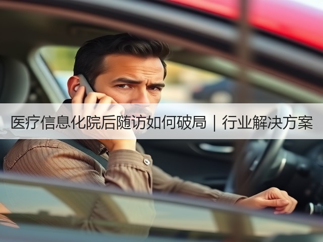 医疗信息化院后随访如何破局｜行业解决方案(图1)
