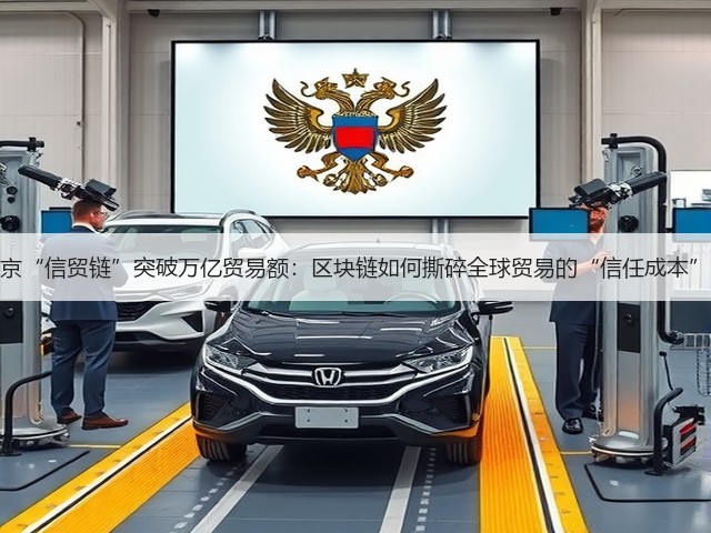 北京“信贸链”突破万亿贸易额：区块链如何撕碎全球贸易的“信任成本”？(图1)