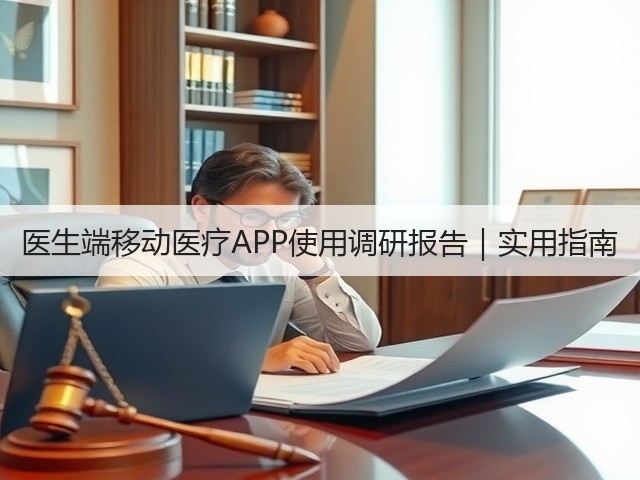 医生端移动医疗APP使用调研报告|实用指南(图2) 医生端移动医疗APP使用调研报告|实用指南(图2)