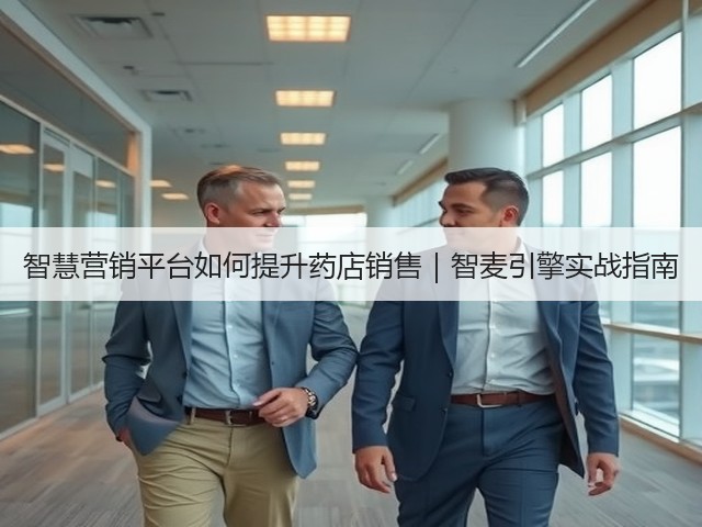 智慧营销平台如何提升药店销售｜智麦引擎实战指南(图1)