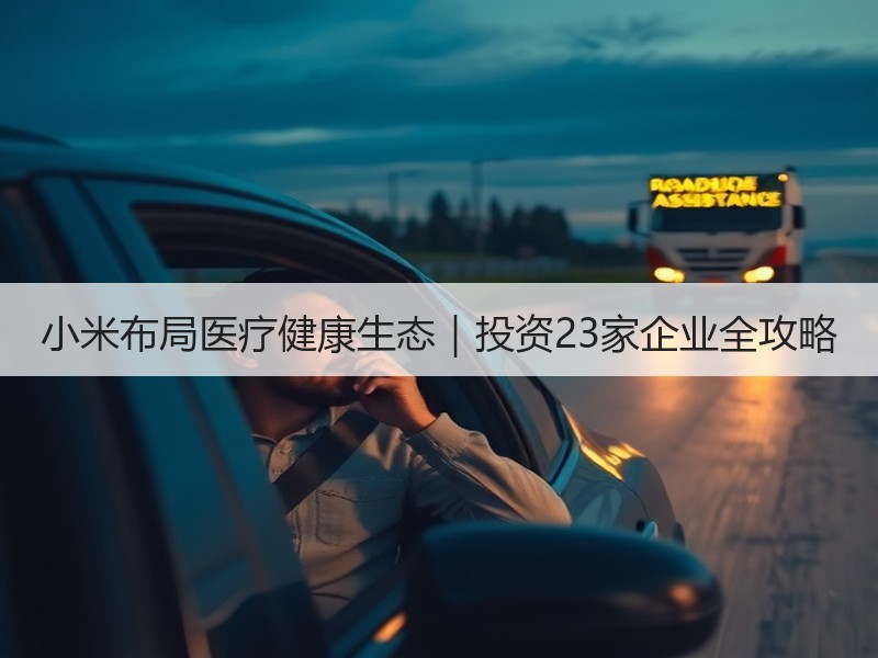 小米布局医疗健康生态｜投资23家企业全攻略