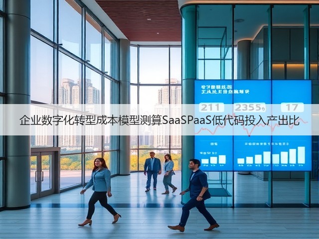 企业数字化转型成本模型测算SaaSPaaS低代码投入产出比(图3)