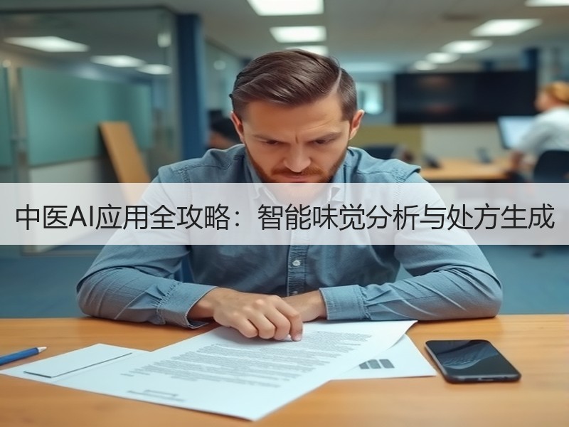 中医AI应用全攻略：智能味觉分析与处方生成