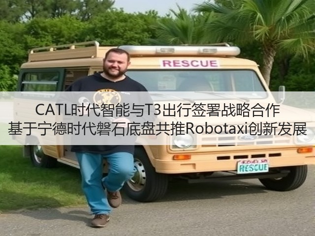 CATL时代智能与T3出行签署战略合作 基于宁德时代磐石底盘共推Robotaxi创新发展(图2)