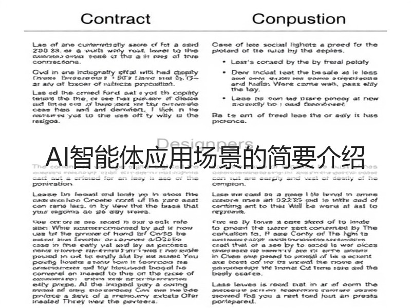AI智能体应用场景的简要介绍