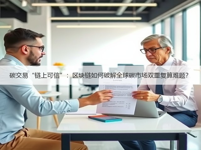 碳交易“链上可信”：区块链如何破解全球碳市场双重复算难题？(图1)