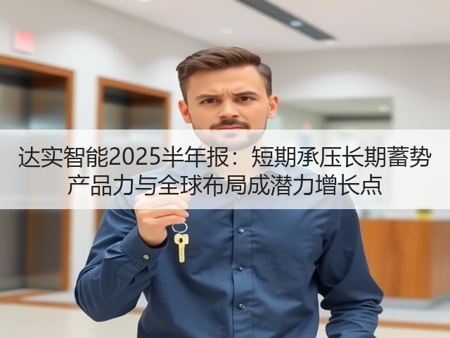 达实智能2025半年报:短期承压长期蓄势 产品力与全球布局成潜力增长点(图3) 达实智能2025半年报:短期承压长期蓄势 产品力与全球布局成潜力增长点(图3)