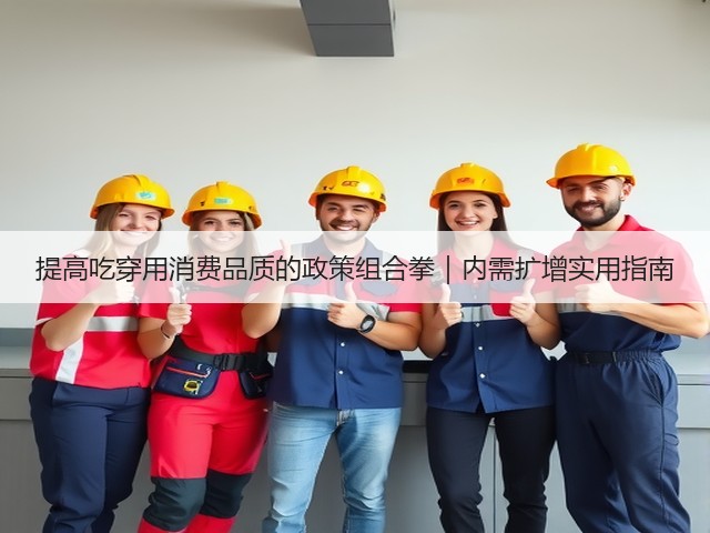 提高吃穿用消费品质的政策组合拳|内需扩增实用指南(图1) 提高吃穿用消费品质的政策组合拳|内需扩增实用指南(图1)