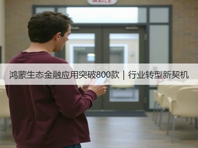 鸿蒙生态金融应用突破800款｜行业转型新契机(图2)