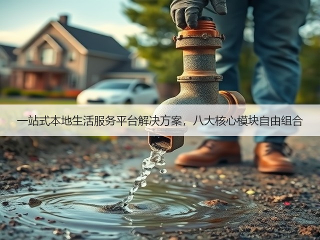 一站式本地生活服务平台解决方案，八大核心模块自由组合(图1)