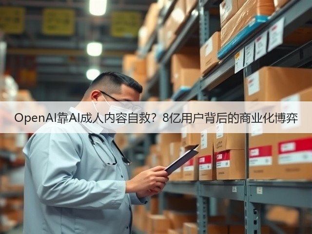 OpenAI靠AI成人内容自救？8亿用户背后的商业化博弈(图1)