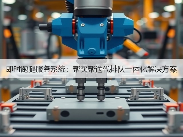 即时跑腿服务系统：帮买帮送代排队一体化解决方案(图3)
