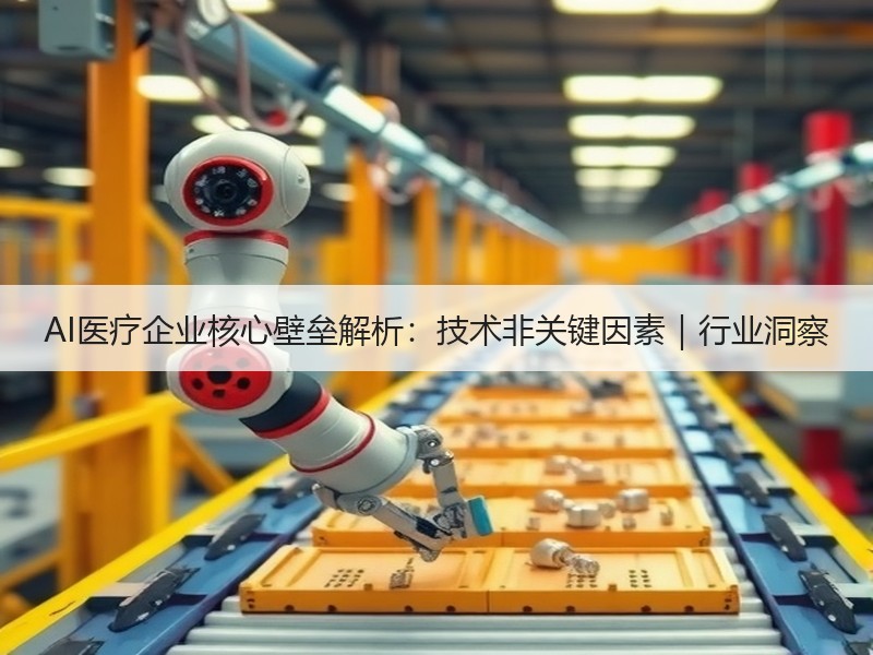 AI医疗企业核心壁垒解析：技术非关键因素｜行业洞察