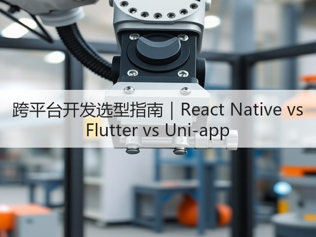 跨平台开发选型指南｜React Native vs Flutter vs Uni-app(图1)