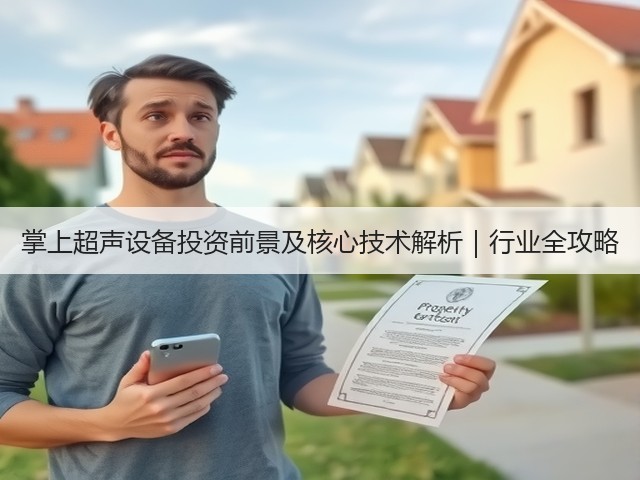 掌上超声设备投资前景及核心技术解析｜行业全攻略(图3)