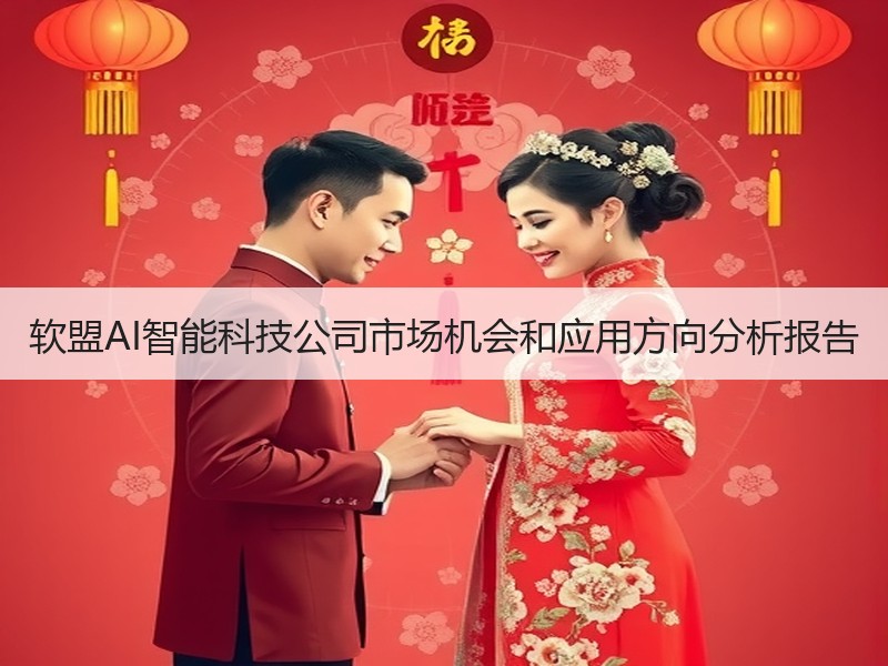 软盟AI智能科技公司市场机会和应用方向分析报告