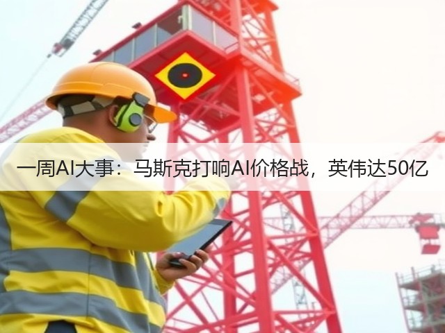一周AI大事：马斯克打响AI价格战，英伟达50亿(图1)