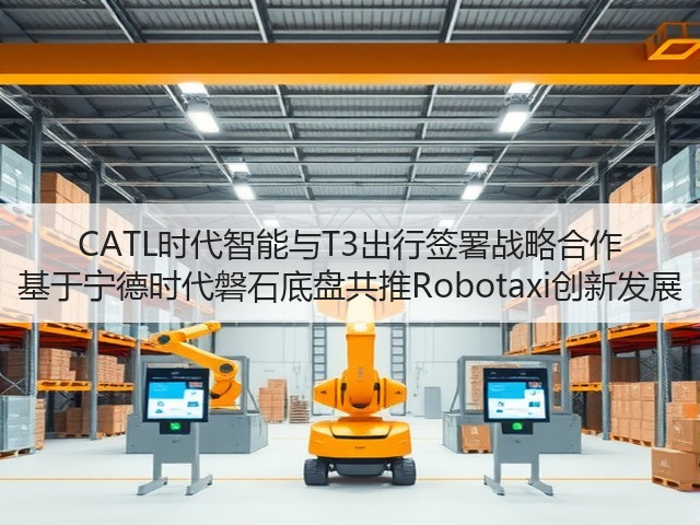 CATL时代智能与T3出行签署战略合作 基于宁德时代磐石底盘共推Robotaxi创新发展(图3)