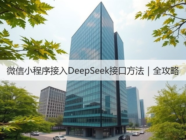 微信小程序接入DeepSeek接口方法|全攻略(图1) 微信小程序接入DeepSeek接口方法|全攻略(图1)