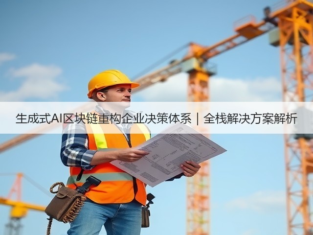 生成式AI区块链重构企业决策体系|全栈解决方案解析(图1) 生成式AI区块链重构企业决策体系|全栈解决方案解析(图1)