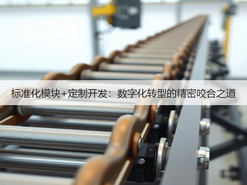 标准化模块+定制开发：数字化转型的精密咬合之道