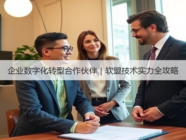 企业数字化转型合作伙伴｜软盟技术实力全攻略(图1)