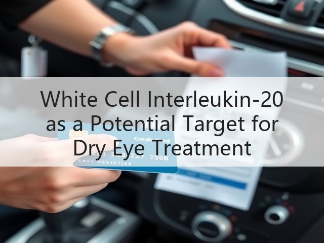 White Cell Interleukin-20 as a Potential Target for Dry Eye Treatment(图2)