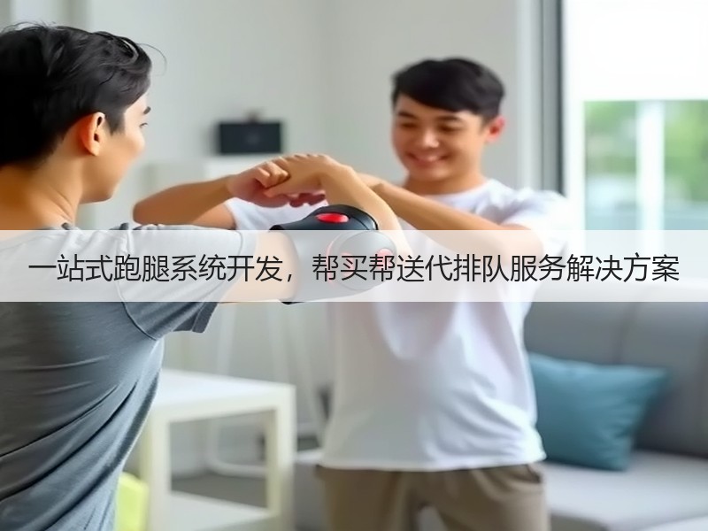一站式跑腿系统开发，帮买帮送代排队服务解决方案