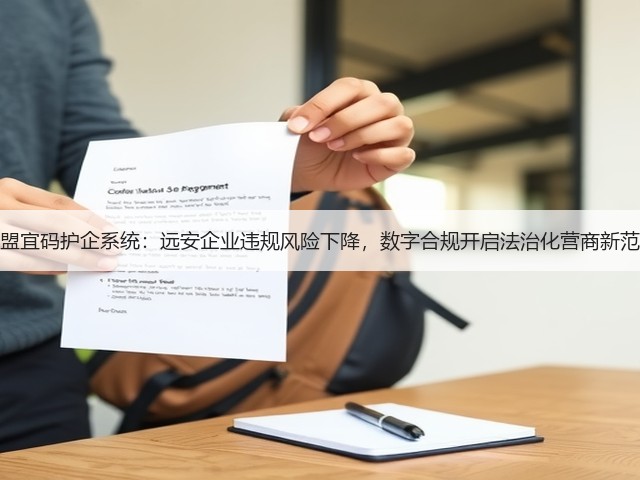 软盟宜码护企系统:远安企业违规风险下降,数字合规开启法治化营商新范式(图3) 软盟宜码护企系统:远安企业违规风险下降,数字合规开启法治化营商新范式(图3)