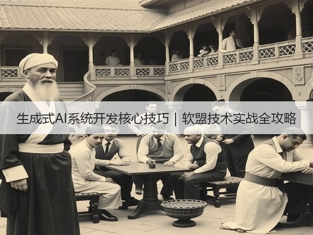 生成式AI系统开发核心技巧|软盟技术实战全攻略(图2) 生成式AI系统开发核心技巧|软盟技术实战全攻略(图2)