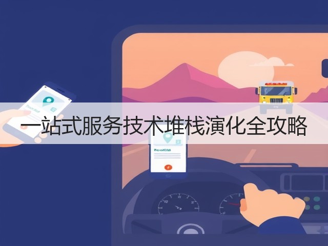 一站式服务技术堆栈演化全攻略(图1) 一站式服务技术堆栈演化全攻略(图1)
