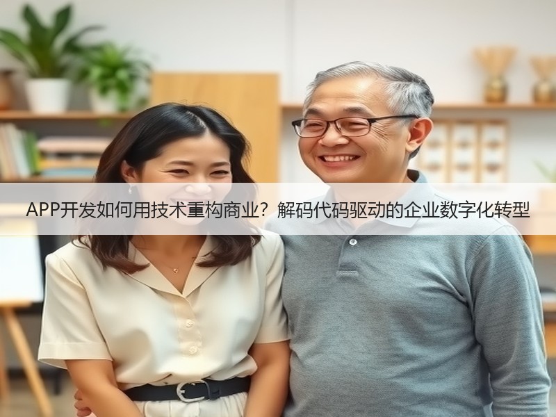 APP开发如何用技术重构商业？解码代码驱动的企业数字化转型